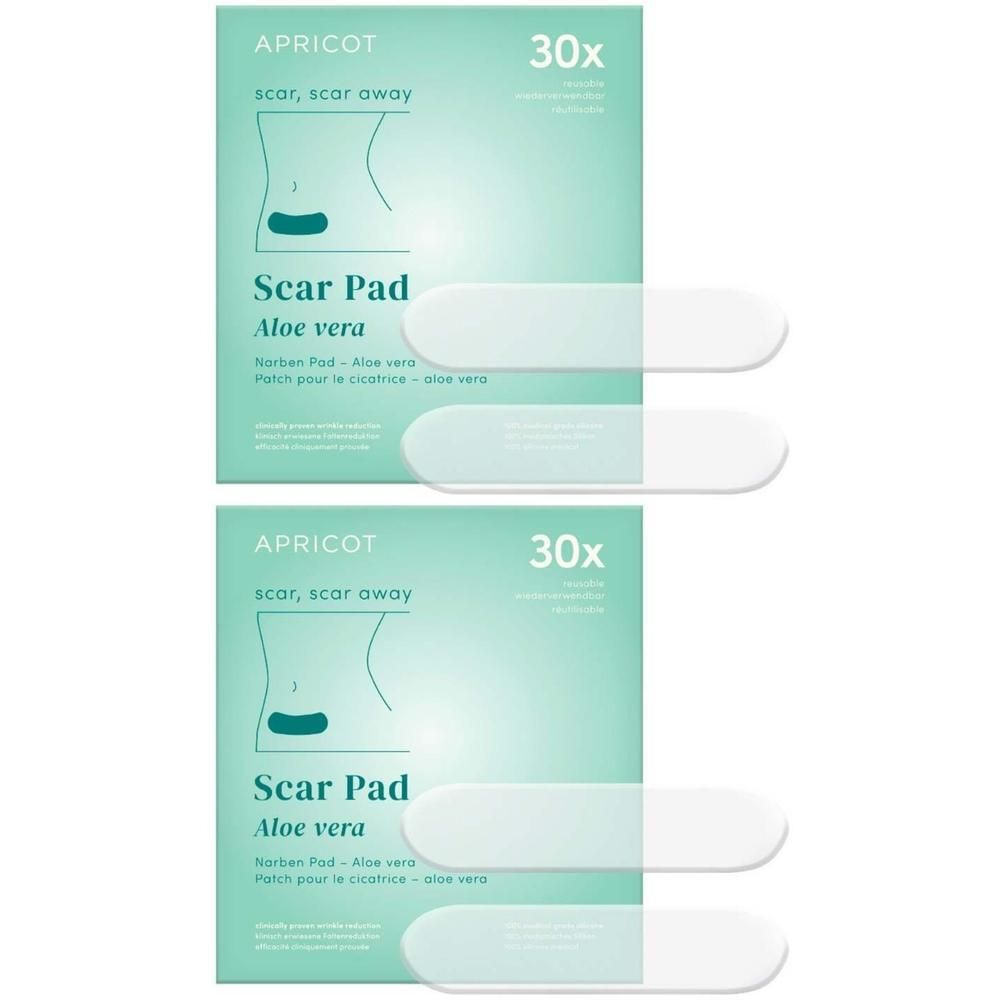 Apricot Narben Pad mit Aloe Vera scar away 2x 2x2 St