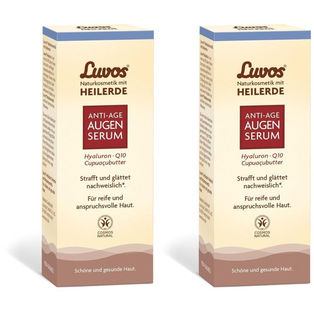 Luvos Heilerde Anti-Age Augenserum 2x 2x15 ml Augencreme