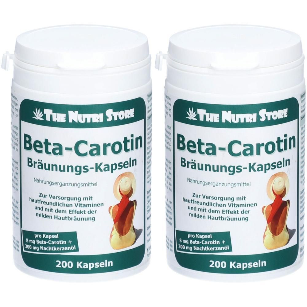 Carotin BRÄUNUNGS-Kapseln veget. 2x 2x200 St Kapseln