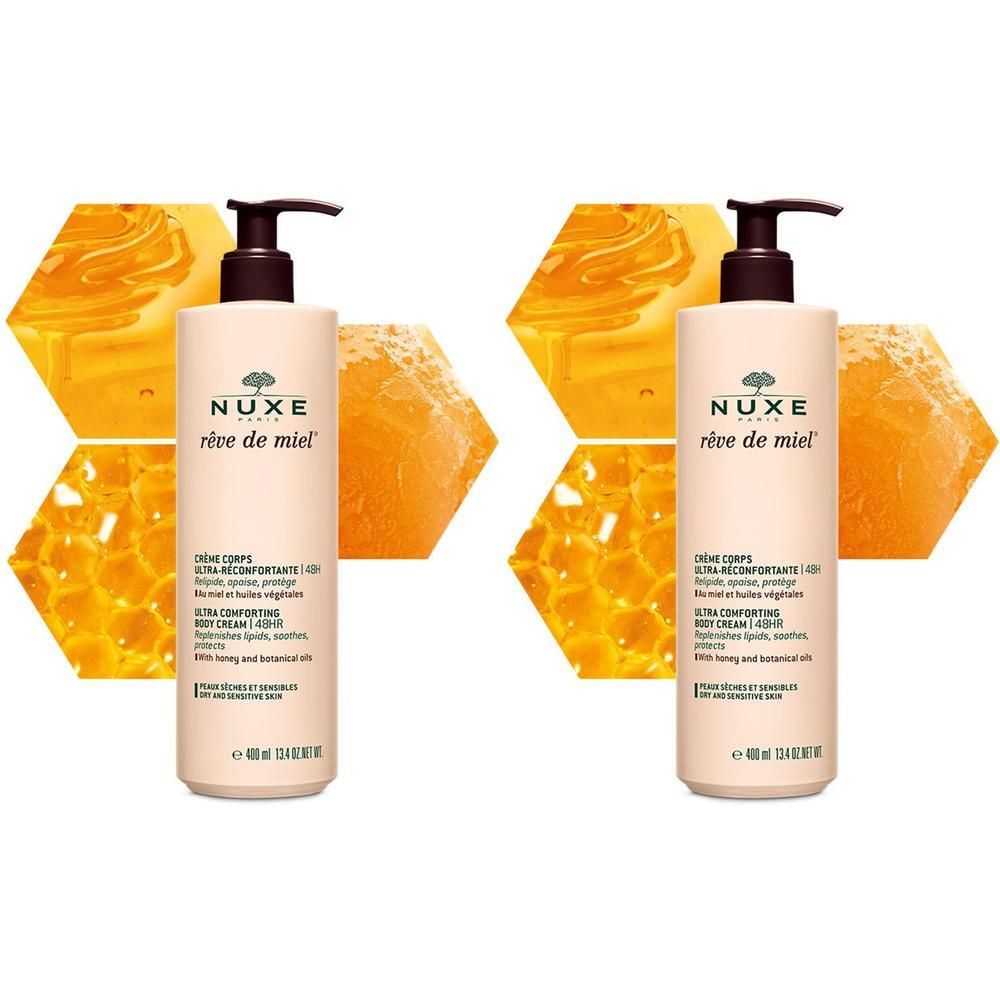Nuxe Reve de Miel Körpermilch 2x 2x400 ml Milch