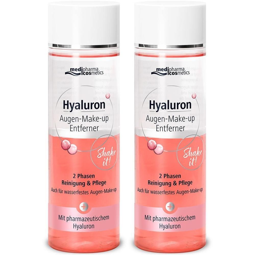 Hyaluron Augen-Make-Up Entferner 2x 2x200 ml Flüssigkeit