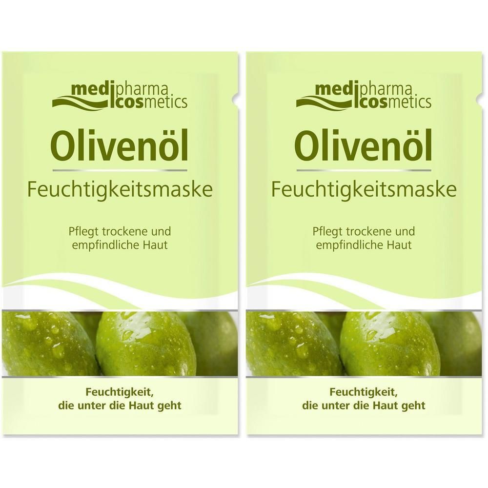 Olivenöl Feuchtigkeitsmaske 2x 2x15 ml Gesichtsmaske