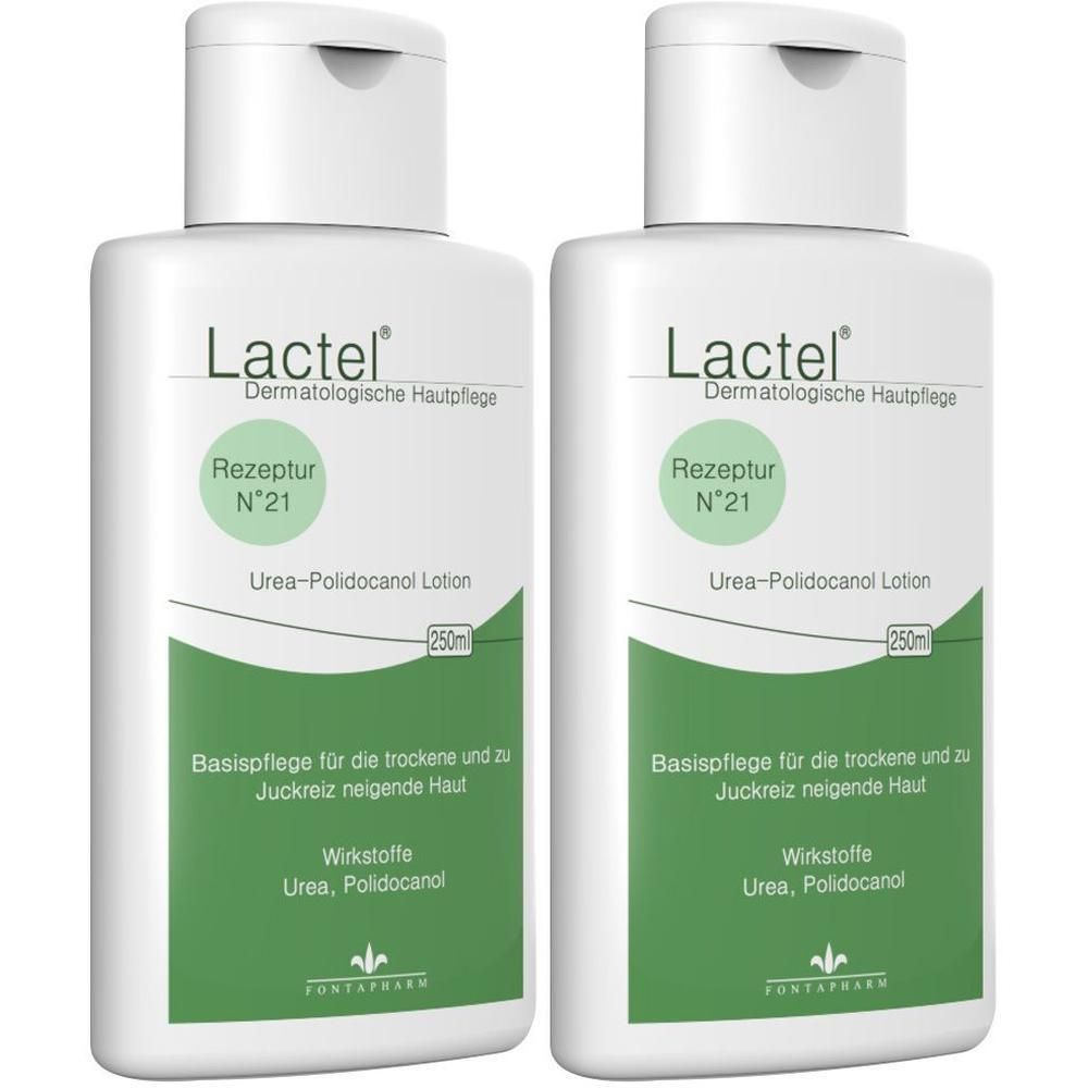 Lactel Nr.21 5% Urea P Lotion m.Polidocanol 2x 2x250 ml