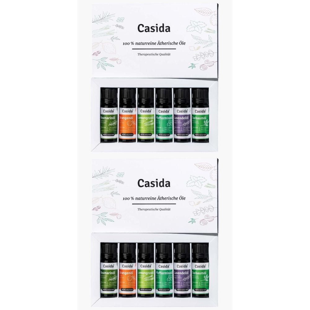 Ätherische Öle Set naturrein Top 6 Aromatherapie 2x 2x60 ml Ätherisches Öl