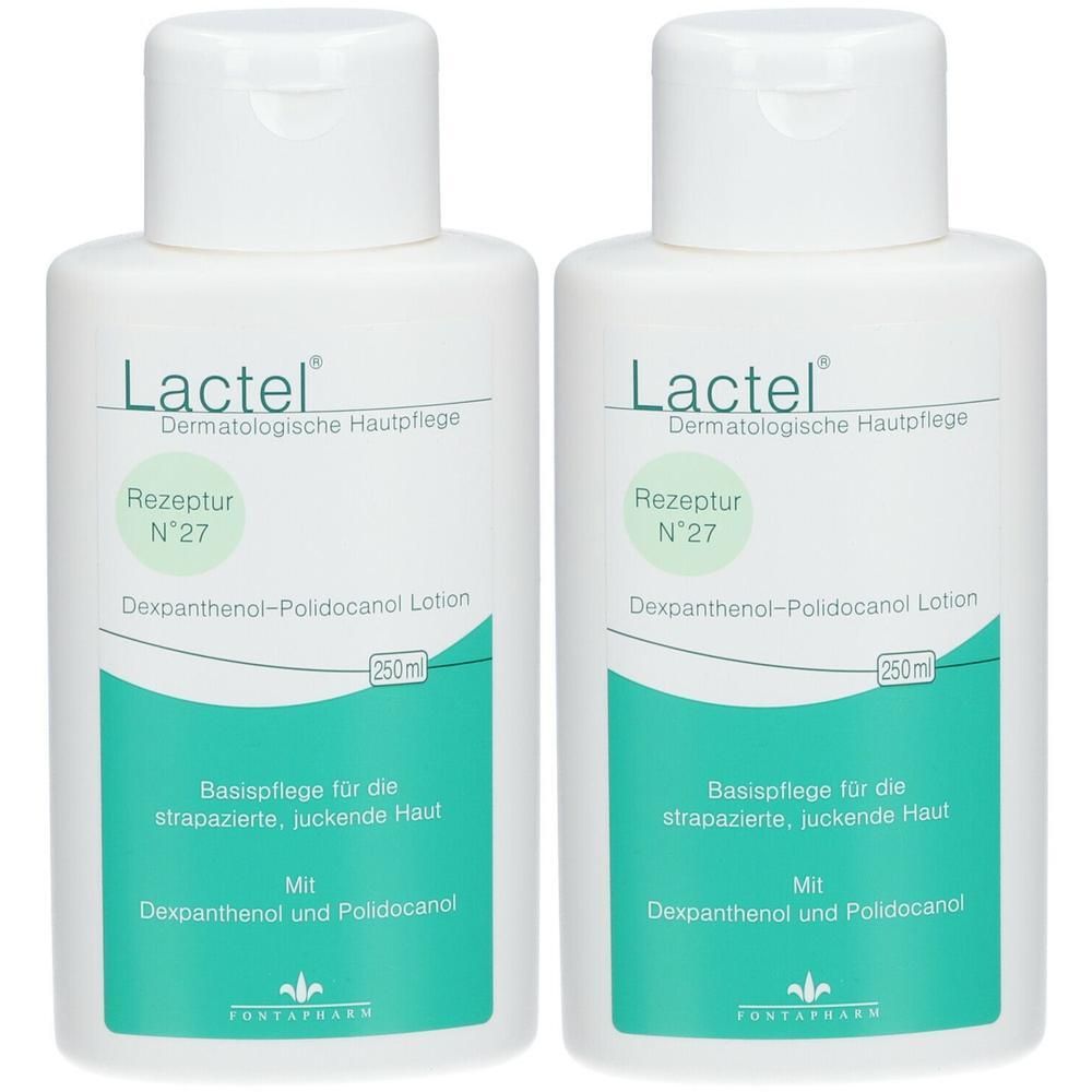 Lactel Nr.27 5% Dexpanthenol u.Polidocanol Lotion 2x 2x250 ml
