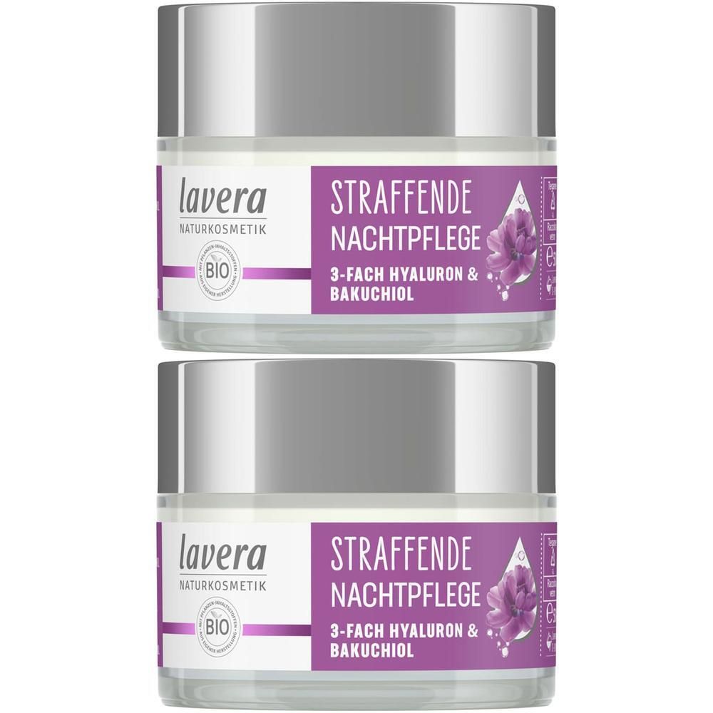 Lavera straffende Nachtpflege dt 2x 2x50 ml Nachtcreme