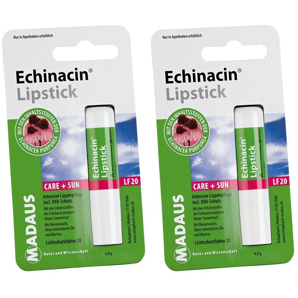 Echinacin Lipstick Madaus Care+Sun 2x 2x4,8 g Lippenstift