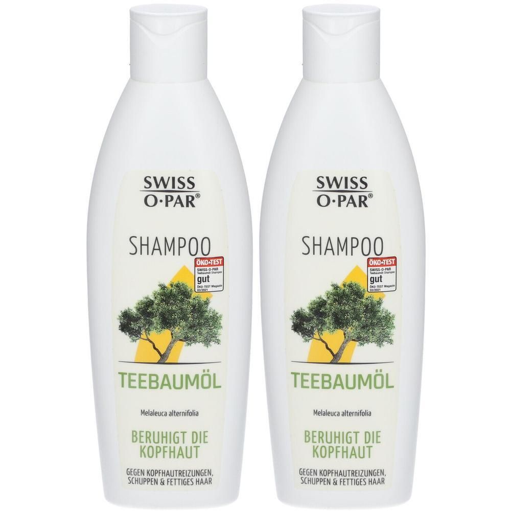 Teebaum ÖL KUR Shampoo Swiss O-Par 2x 2x250 ml