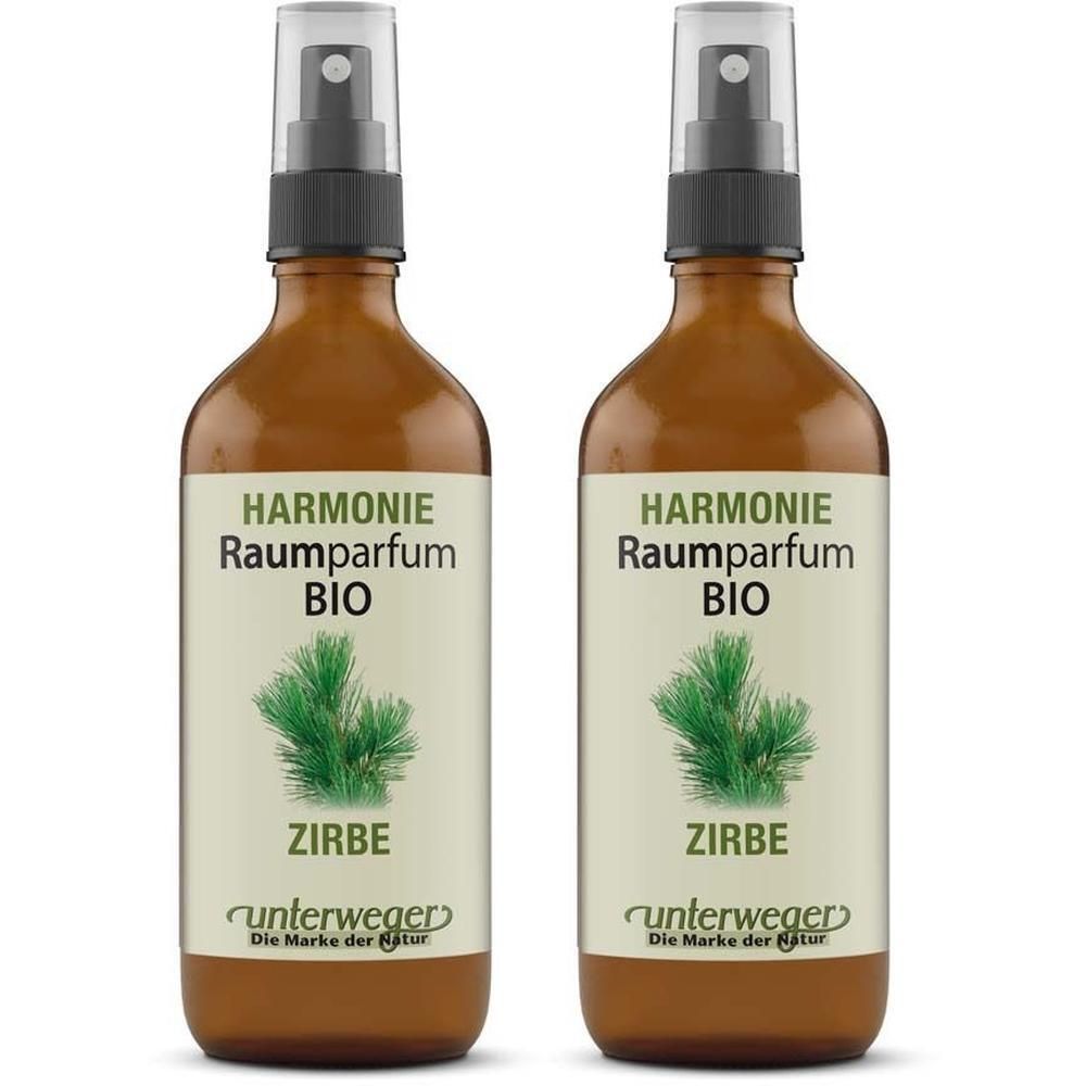 Zirben-Raumparfum Bio Unterweger Spray 2x 2x100 ml