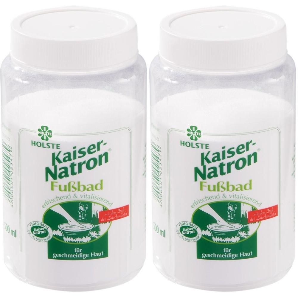 Kaiser Natron Fußbad 2x 2x500 g Pulver