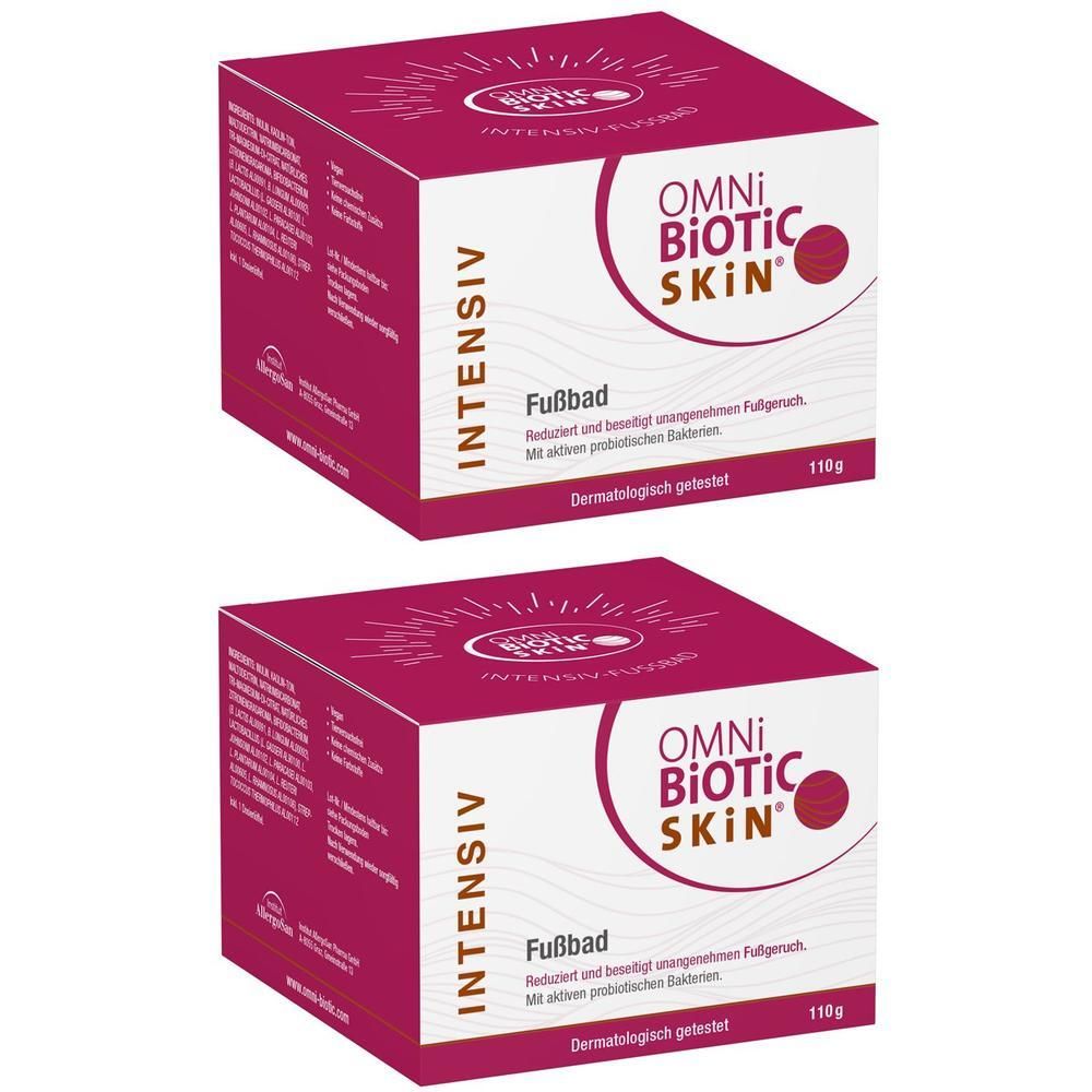 OMNI-BiOTiC SKiN intensiv Fußbad Pulver 2x 2x110 g