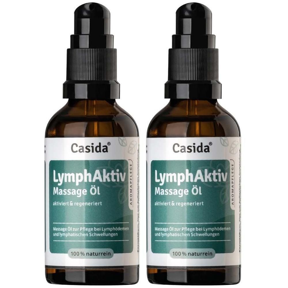 Lymphaktiv Massage-Öl 2x 2x50 ml Öl