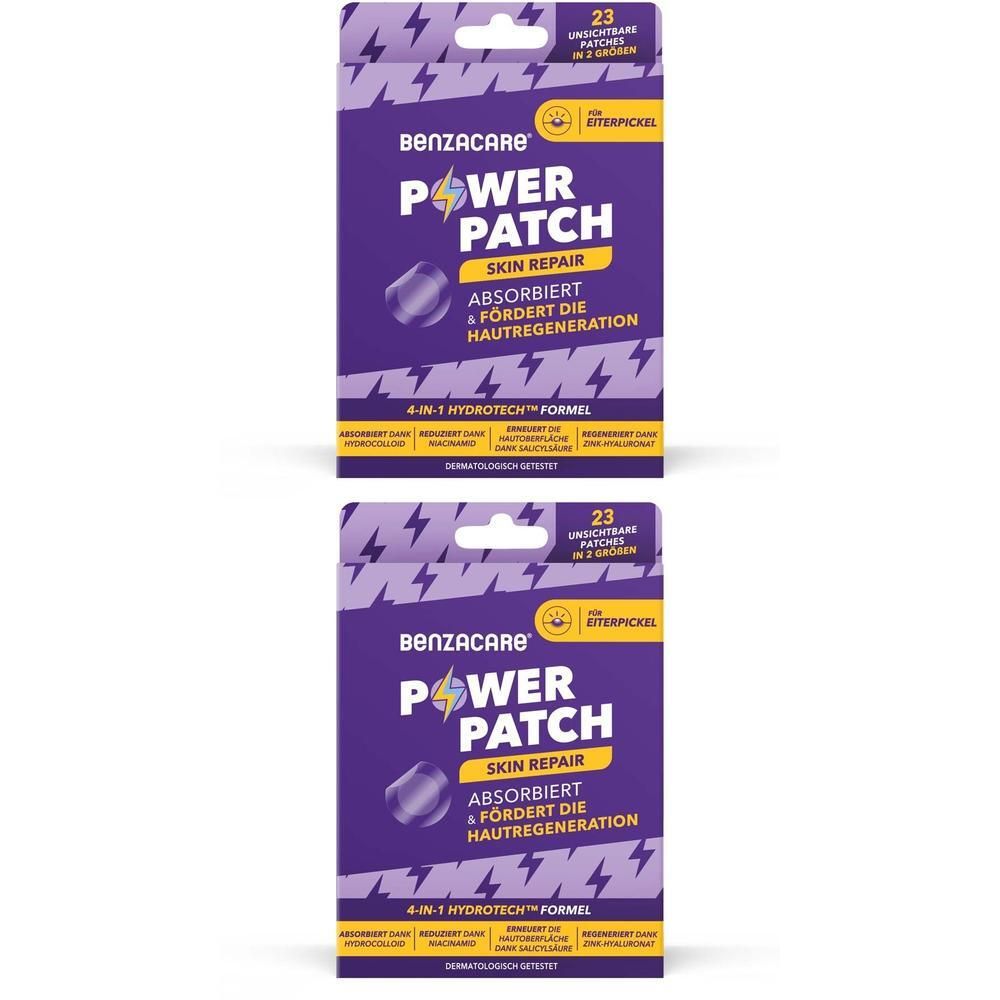 Benzacare Power Patch Skin Repair 2x 2x23 St Pflaster