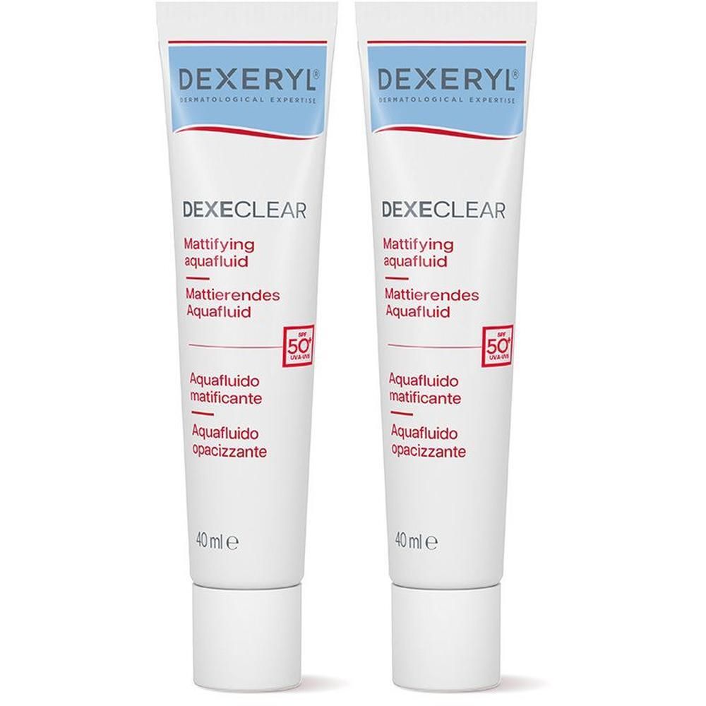 Dexeryl Dexeclear mattierendes Aquafluid SPF 50 2x 2x40 ml Emulsion