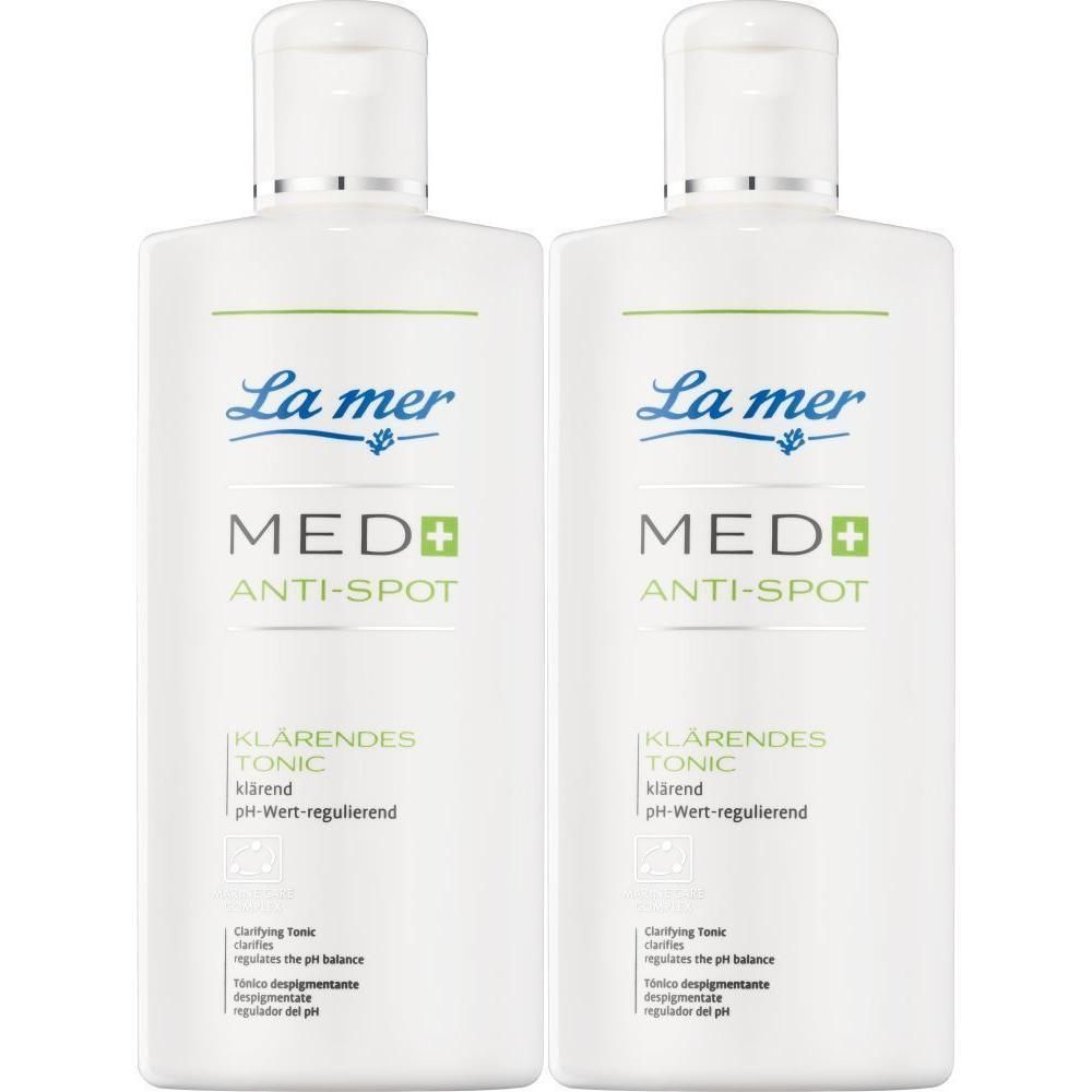 LA MER Med+ Anti-Spot klärendes Tonic o.Parfum 2x 2x200 ml Tonikum