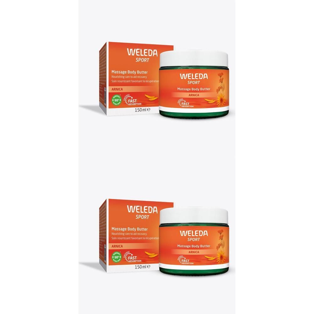 Weleda Sport Massage Body Butter 2x 2x150 ml