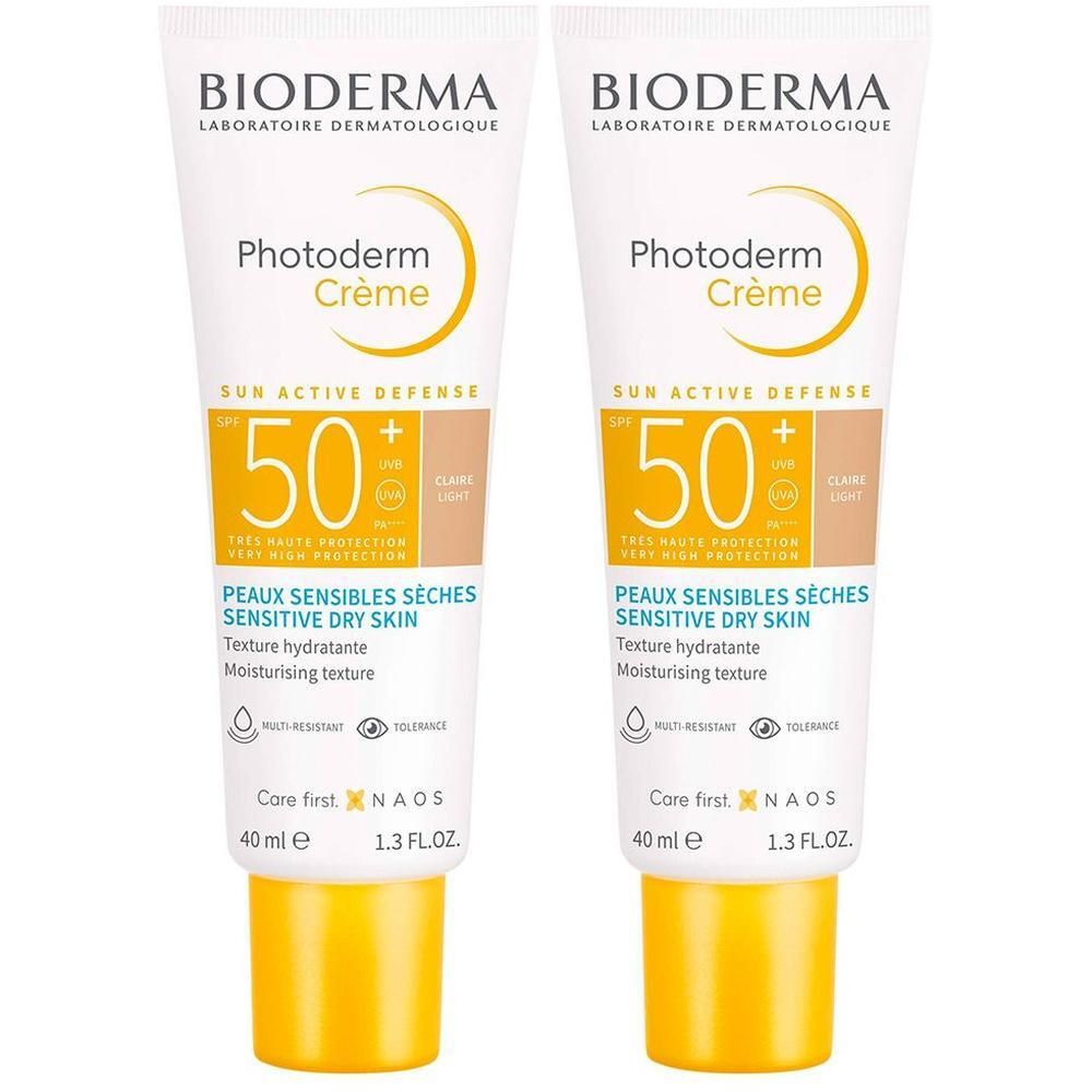Bioderma Photoderm Creme SPF 50+ hell 2x 2x40 ml