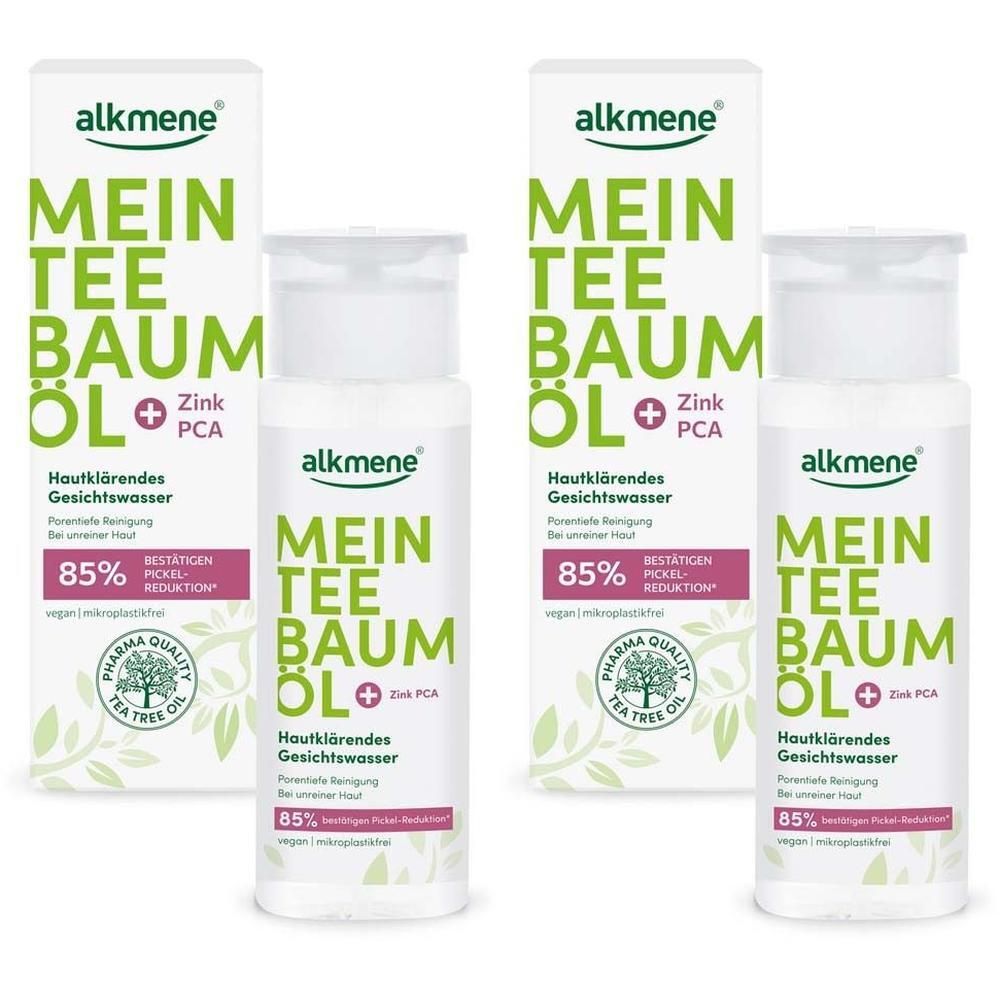 Alkmene Mein Teebaumöl Gesichtswasser 2x 2x150 ml Lösung