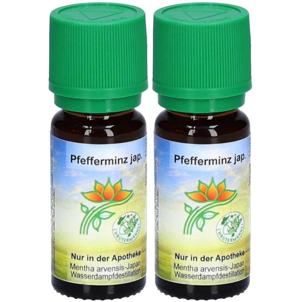 Pfefferminzöl Jap mentha arvens Chrütermännli 2x 2x10 ml Ätherisches Öl