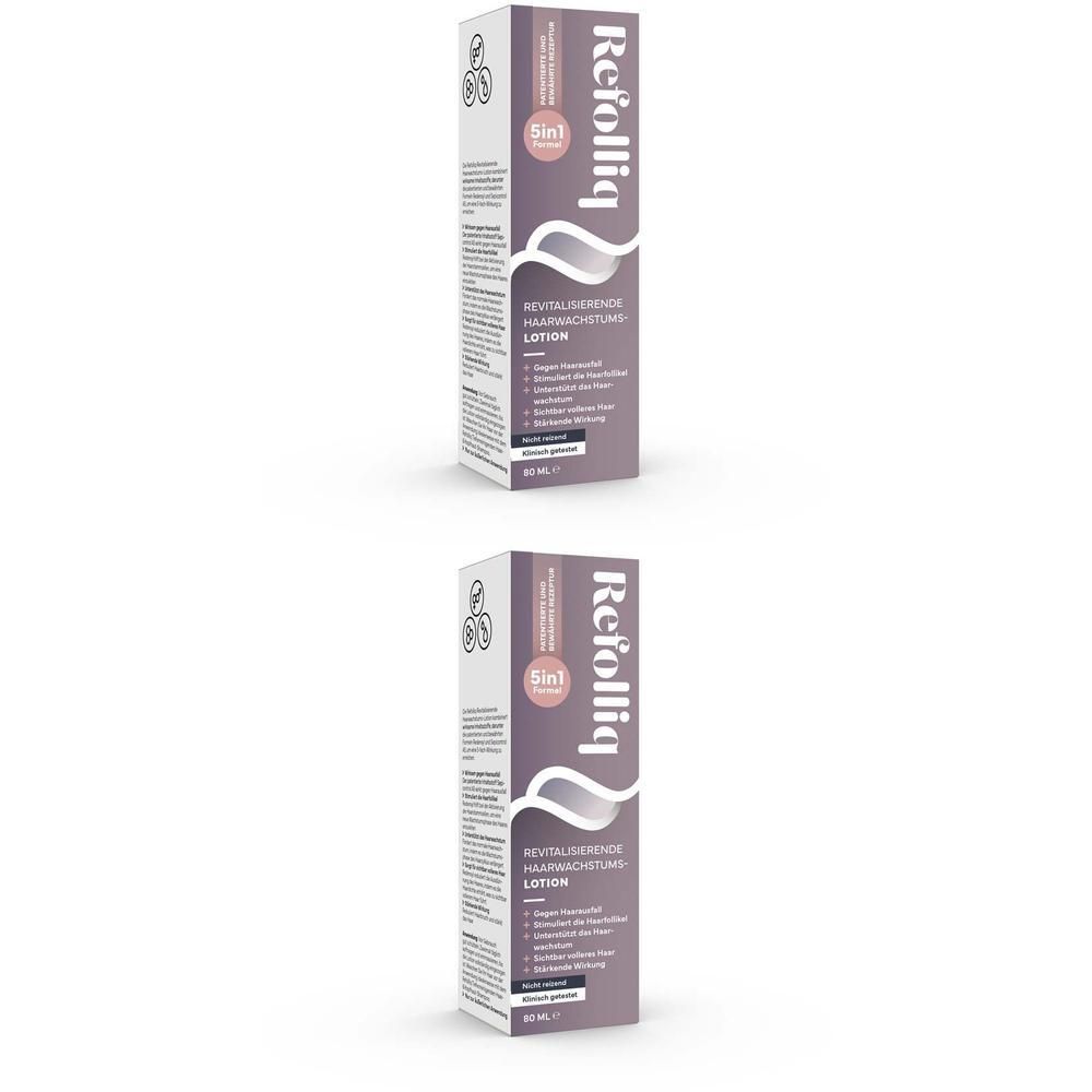 Refolliq revitalisierende Haarwachstums Lotion 2x 2x80 ml