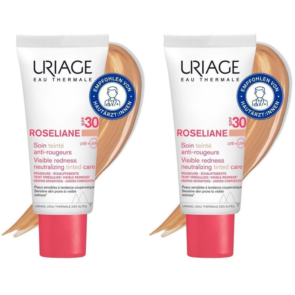 Uriage Roseliane CC Cream SPF 30+ 2x 2x40 ml Creme