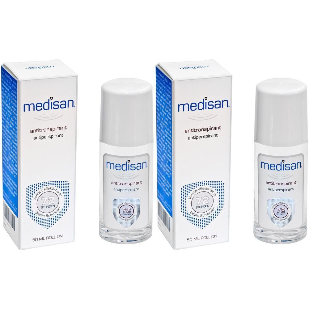 Medisan Plus Antitranspirant Roll-on 2x 2x50 ml Roller