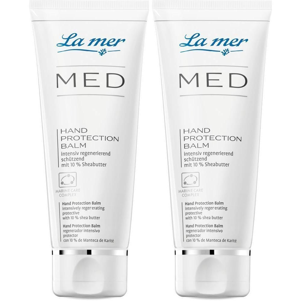 LA MER MED Hand Protection Balm o.Parfum 2x 2x75 ml Creme