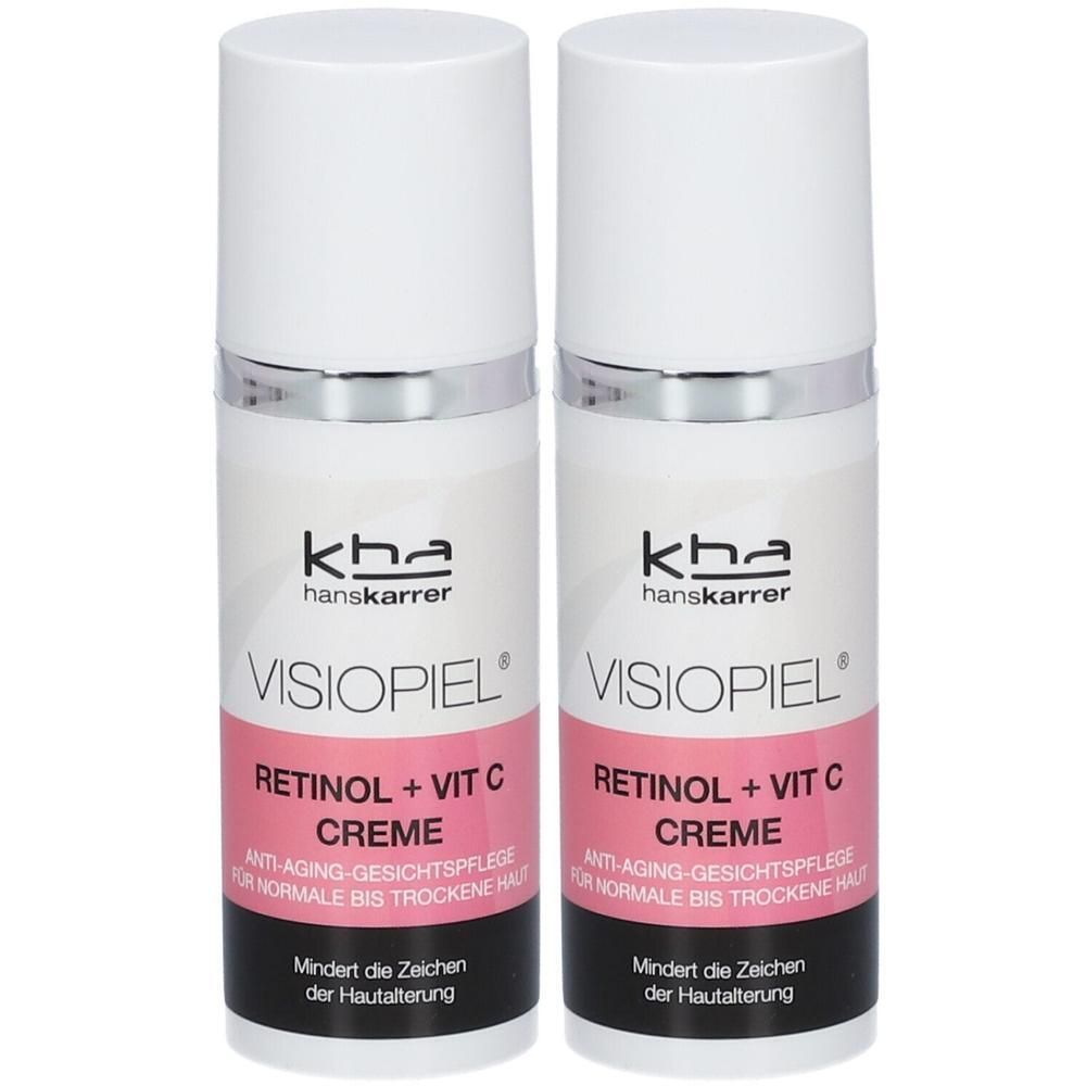 Visiopiel Retinol+Vit C Creme 2x 2x50 ml