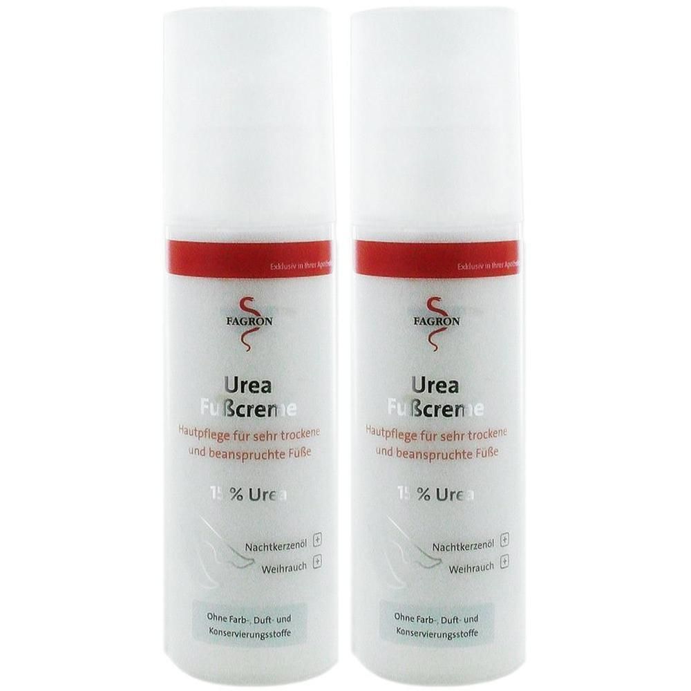 Urea Fagron Fußcreme 15% 2x 2x150 ml