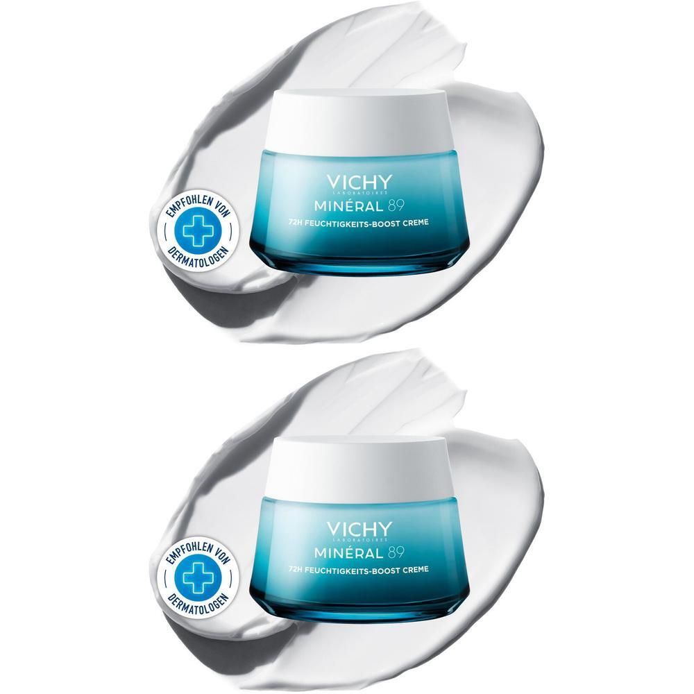 Vichy Mineral 89 72h Creme leicht mit Duft 2x 2x50 ml