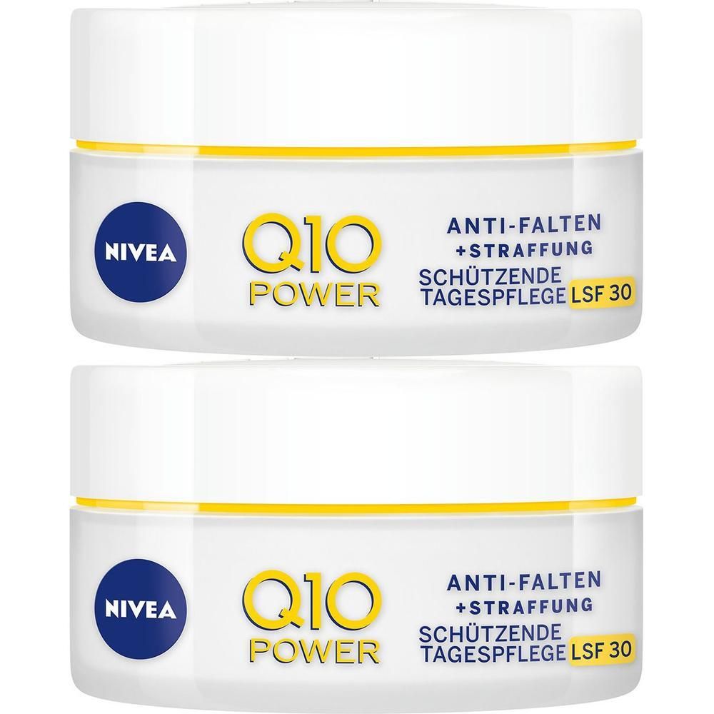 Nivea Q10 Power Anti-Falten schützende Tagespflege 2x 2x50 ml Tagescreme