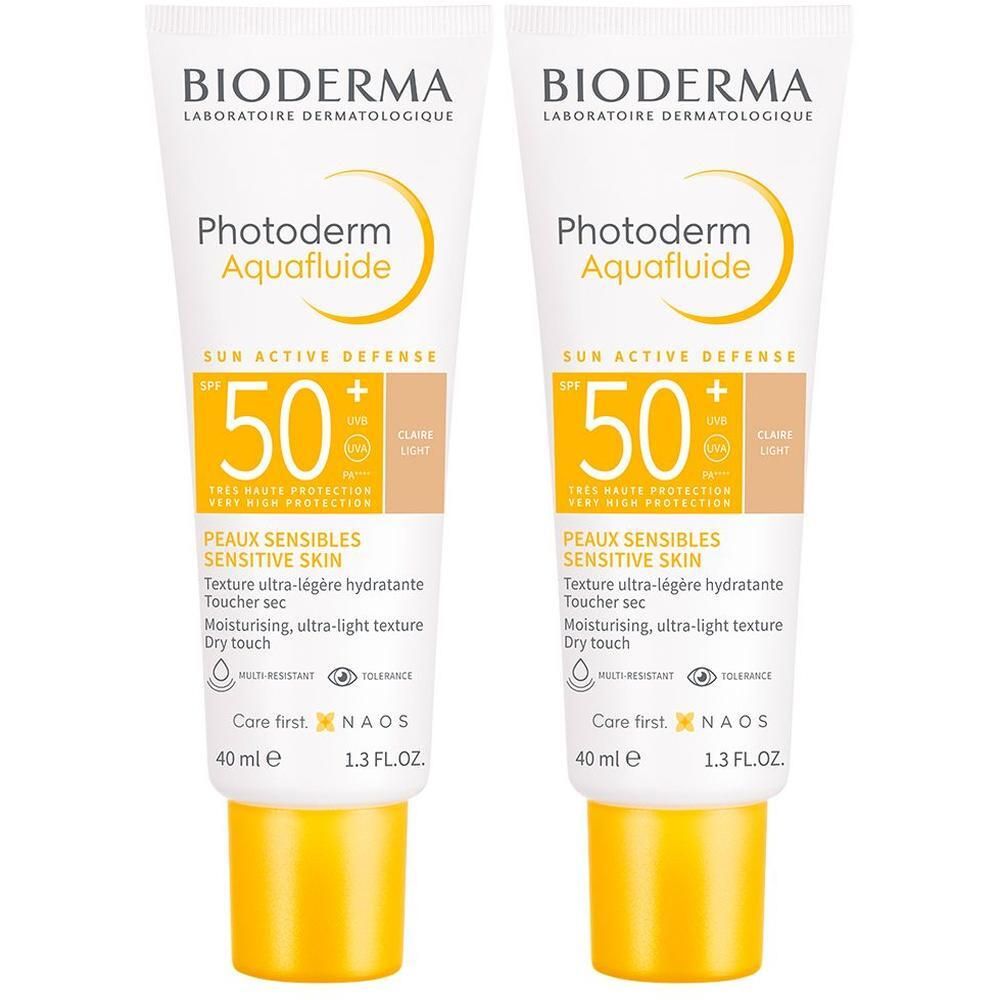 Bioderma Photoderm Aquafluide hell Tube 2x 2x40 ml