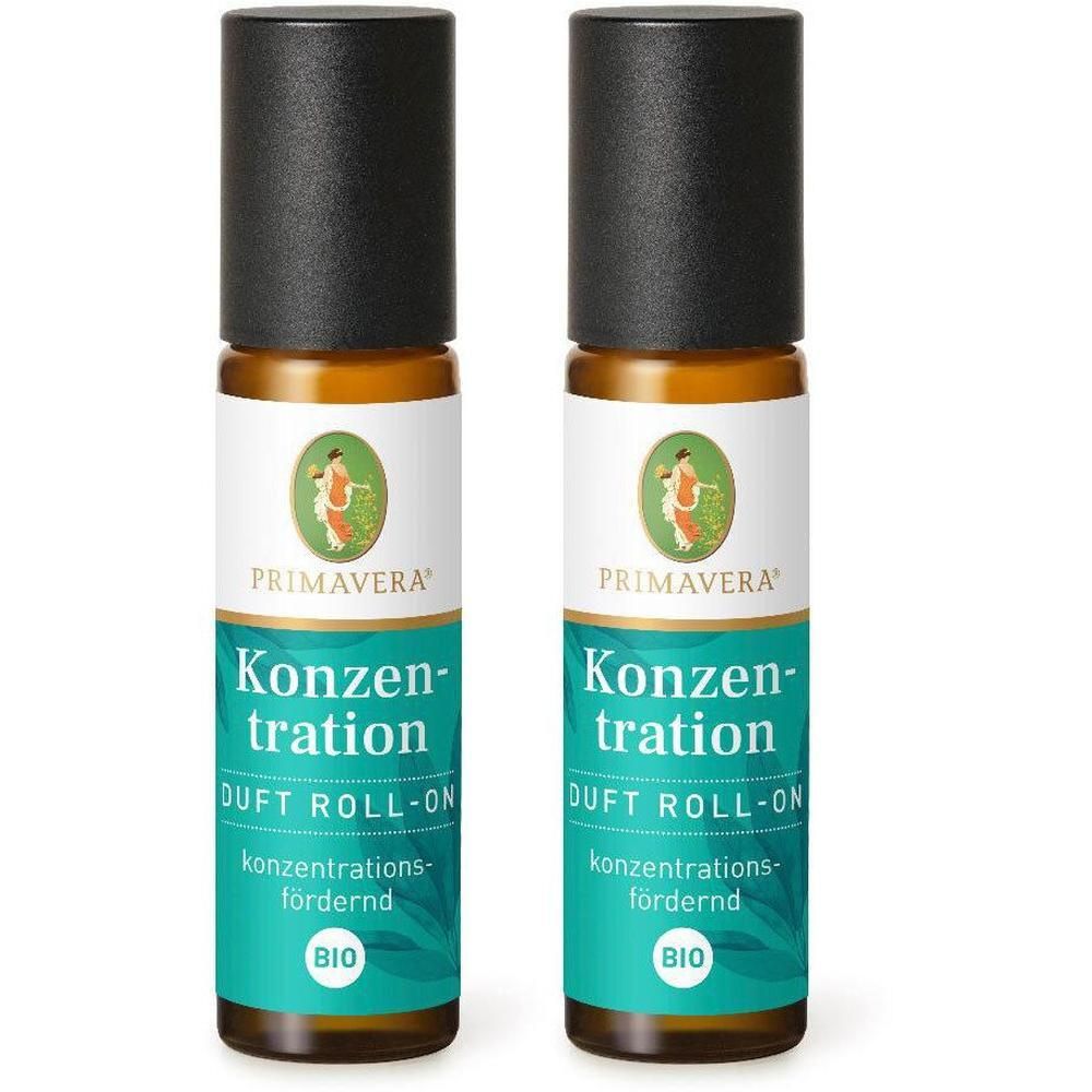 Konzentration Duft Roll-on Bio 2x 2x10 ml Emulsion