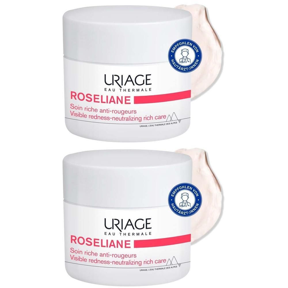 Uriage Roseliane Creme reichhaltig 2x 2x50 ml