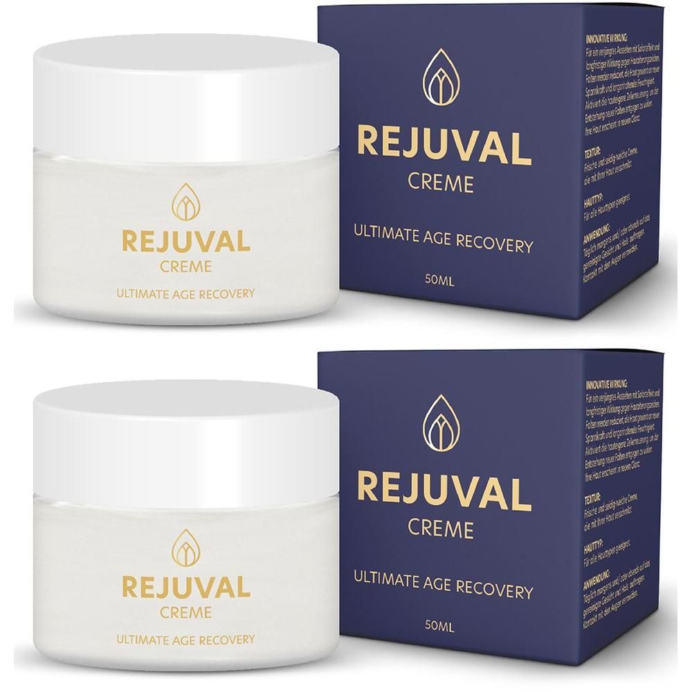 Rejuval Gesichtscreme Anti-Aging mit Hyaluron 2x 2x50 ml Creme