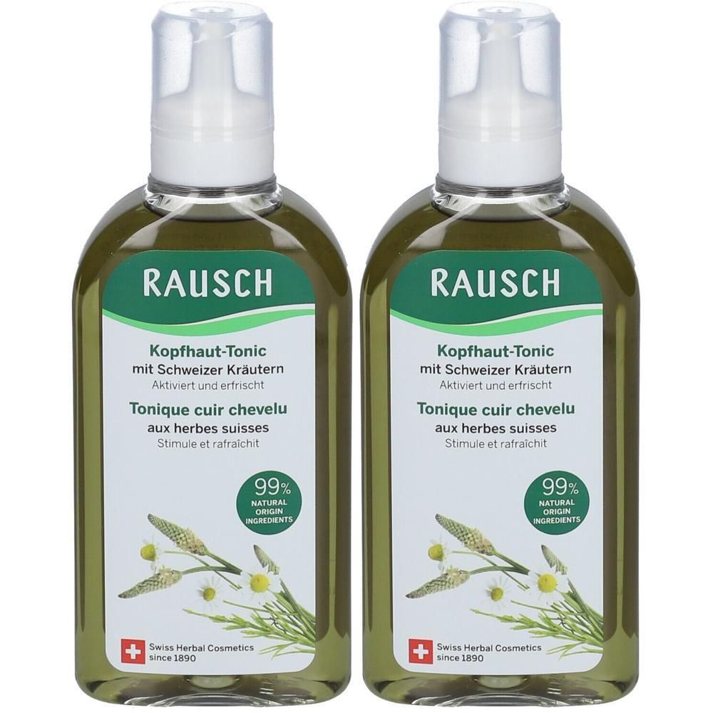 Rausch Kopfhaut-Tonic mit Schweizer Kräutern 2x 2x200 ml Tonikum