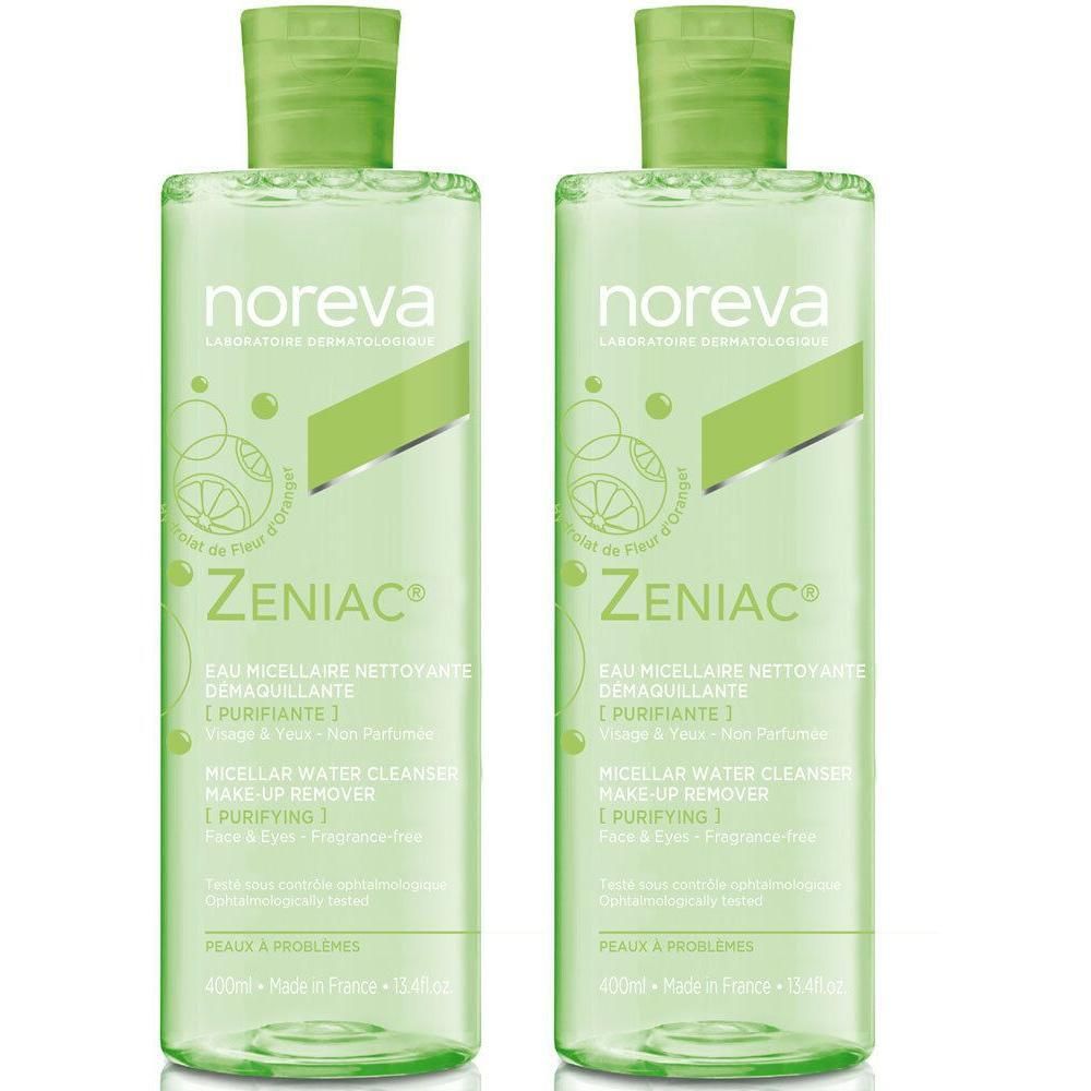 Noreva Zeniac Mizellen-Reinigungswasser 2x 2x400 ml Lösung