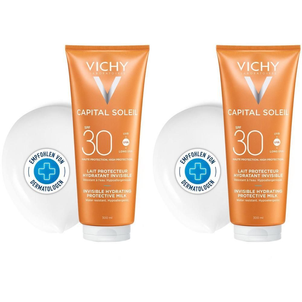 Vichy Capital Soleil Sonnen-Fluid LSF 30 2x 2x50 ml Milch