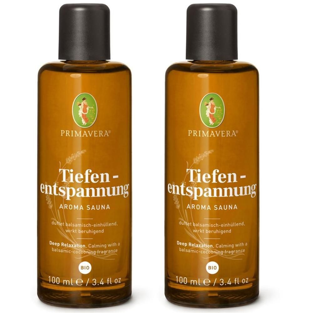 Tiefenentspannung Aroma Sauna Bio 2x 2x100 ml Konzentrat