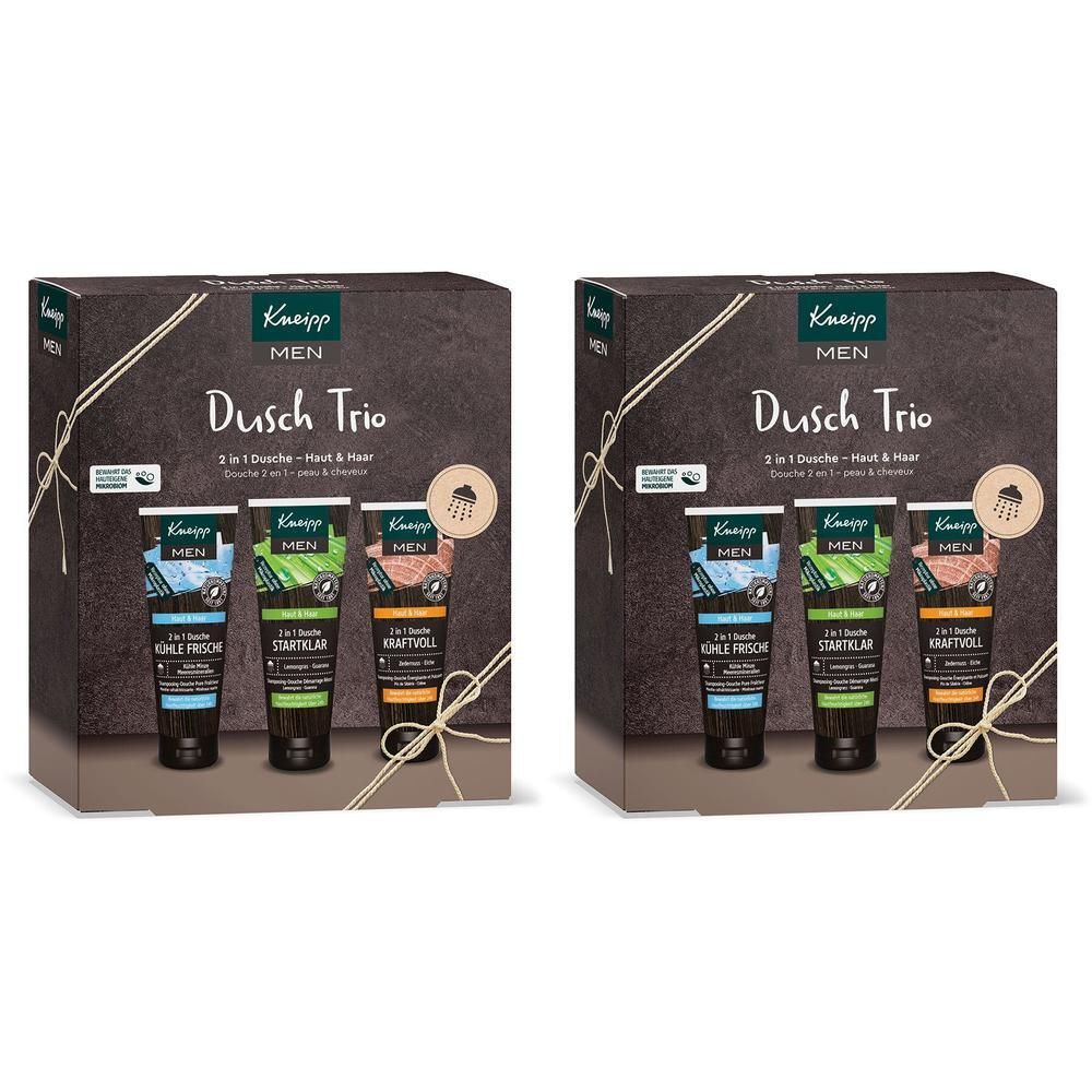 Kneipp MEN Dusch-Trio 2x 2x3x75 ml Kombipackung