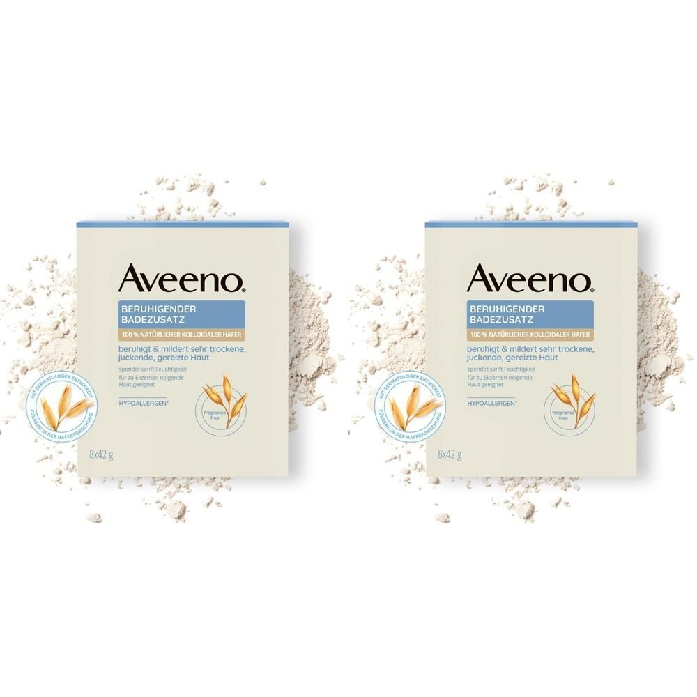Aveeno Beruhigender Badezusatz 2x 2x8x42 g Bad