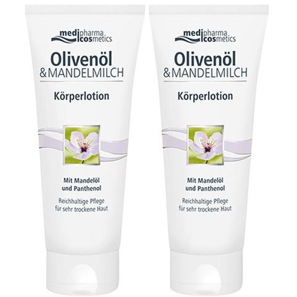 Olivenöl & Mandelmilch Körperlotion 2x 2x200 ml Lotion
