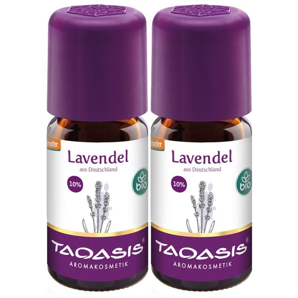 Lavendel Demeter DE 10% in Jojoba Bio äth.Öl 2x 2x5 ml Ätherisches Öl