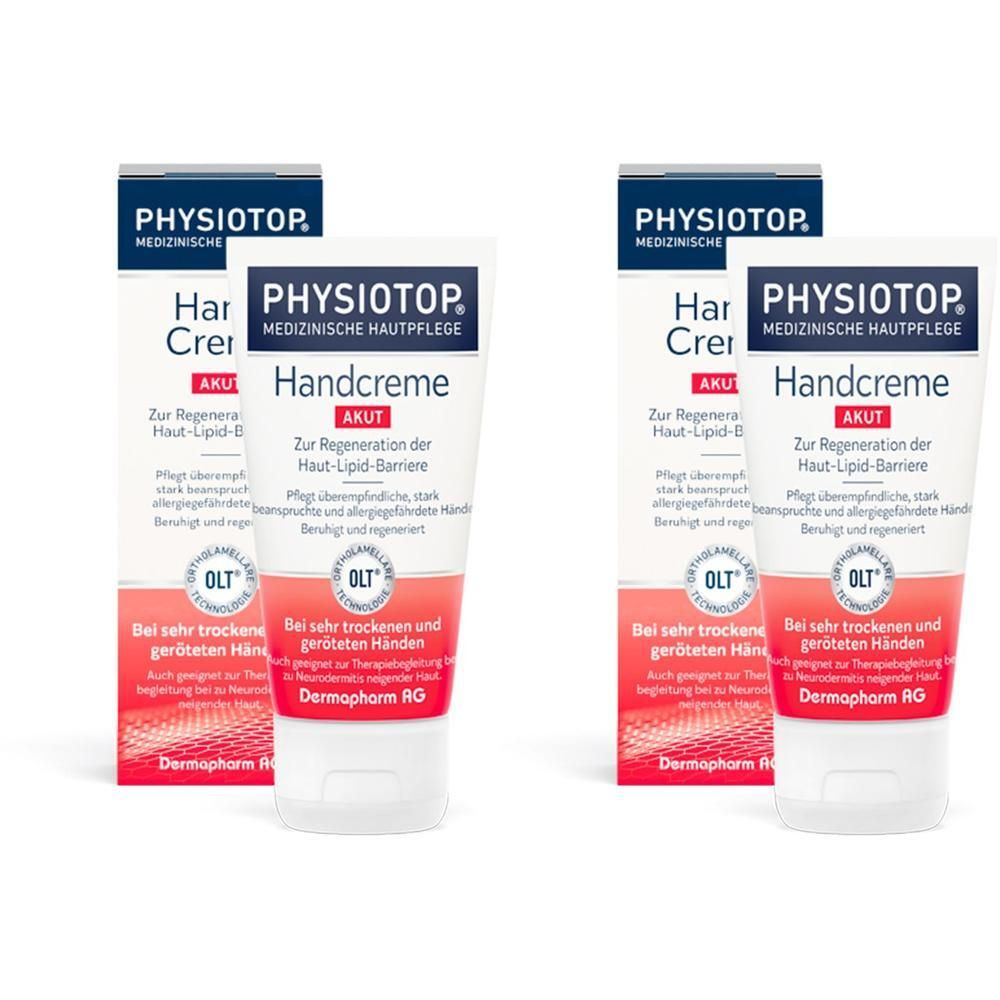 Physiotop Akut Handcreme 2x 2x50 ml Creme
