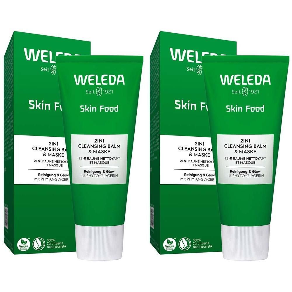 Weleda Skin Food Cleansing Balm & Maske 2x 2x75 ml