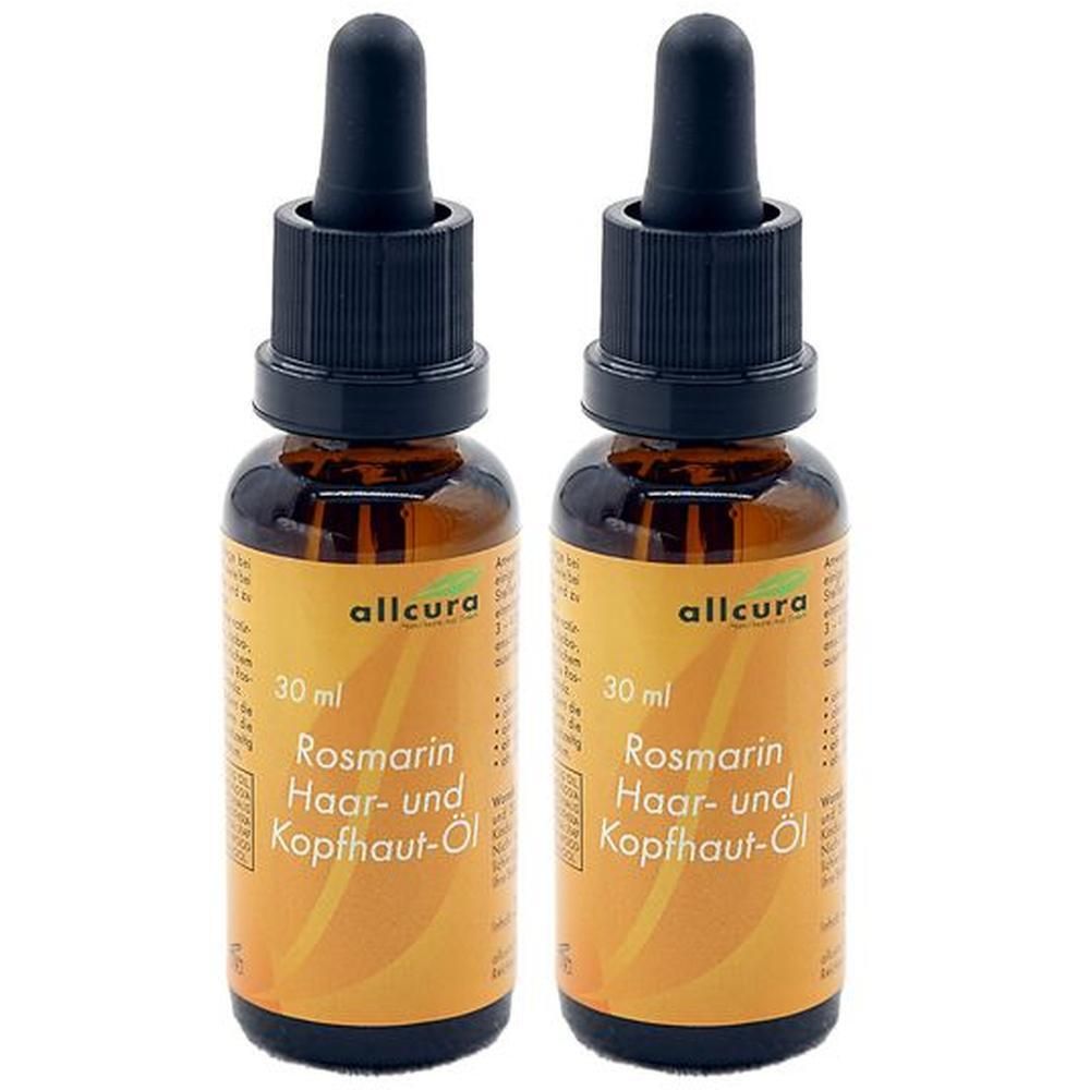 Rosmarin Haar- und Kopfhaut-Öl 2x 2x30 ml Öl