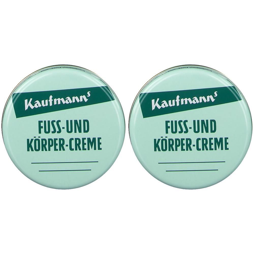 Kaufmanns Fuss u. Körpercreme 2x 2x50 ml Creme