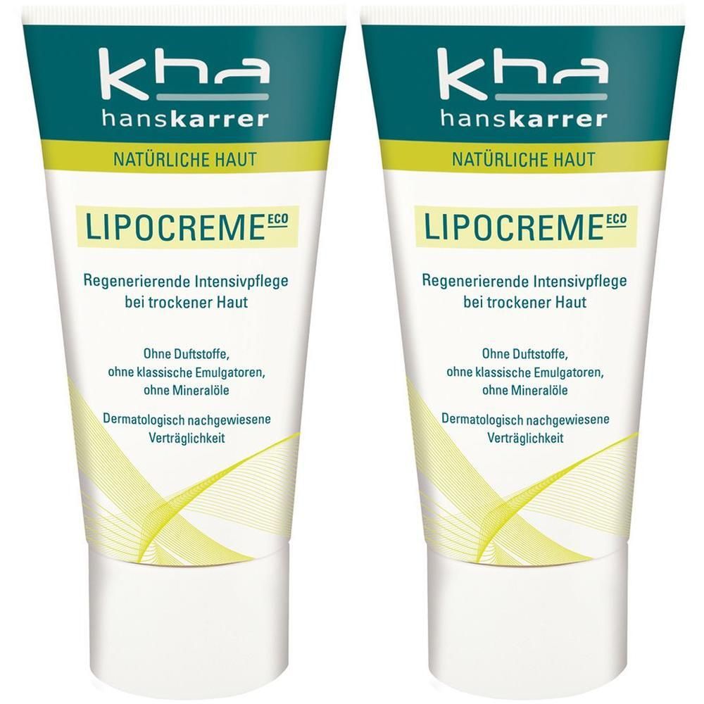 Hans Karrer Lipocreme Eco 2x 2x100 ml Creme