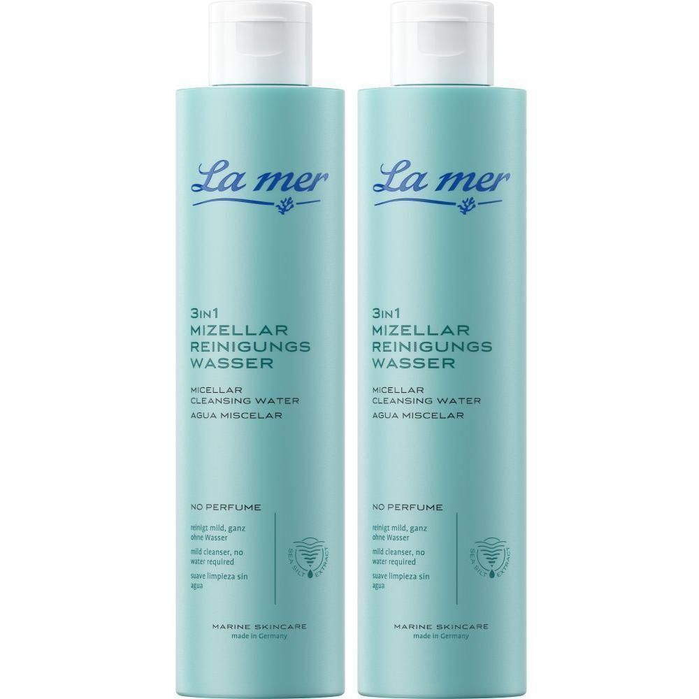 LA MER 3in1 Mizellar-Reinigungswasser o.Parfum 2x 2x200 ml Flüssigkeit