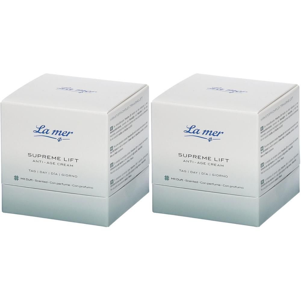 LA MER Supreme Lift Anti-Age Cream Tag m.Parfum 2x 2x50 ml Creme